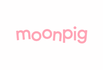 Moonpig logo pink